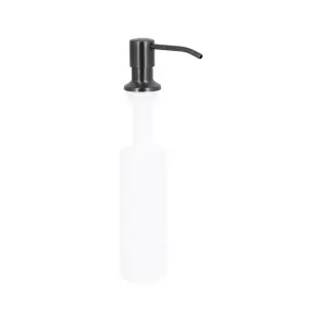 Дозатор для миючого засобу Lidz Acsis LA30 Brushed Black PVD, круглий LDACSLA30BLM49827 №1