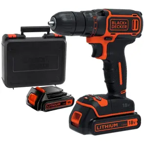 Дриль-шурупокрут акумуляторний BLACK+DECKER BDCDC18KB №2