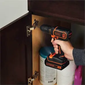 Дрель-шуруповерт аккумуляторный BLACK+DECKER BDCDD18N №3