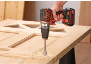 Дриль-шурупокрут ударний безщітковий акумуляторний BLACK+DECKER BL188N №4
