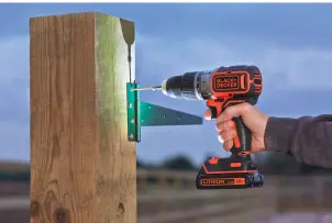 Дриль-шурупокрут ударний безщітковий акумуляторний BLACK+DECKER BL188N №5