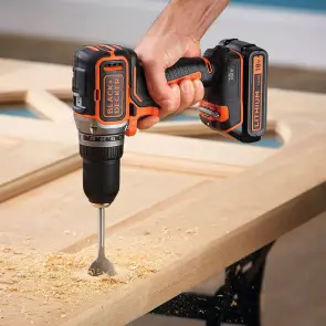 Дриль-шурупокрут акумуляторний безщітковий BLACK+DECKER BL186N №4