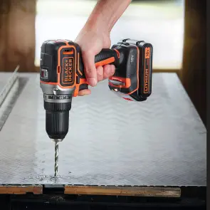 Дриль-шурупокрут акумуляторний безщітковий BLACK+DECKER BL186N №5