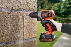 Дрель-шуруповерт ударная аккумуляторная BLACK+DECKER BCD003C1 №18