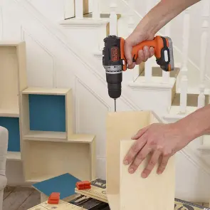 Дриль-шурупокрут акумуляторний безщітковий ударний BLACK+DECKER BDCHD12S1 №5