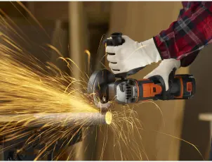 Шлифмашина угловая - болгарка аккумуляторная BLACK+DECKER BCG720M1 №8
