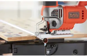 Пила лобзиковая сетевая BLACK+DECKER BES610 №16