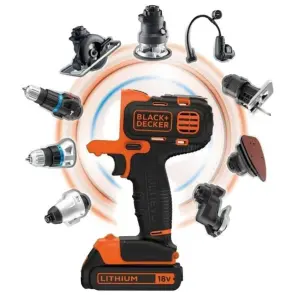 Аккумуляторный многофункциональный инструмент BLACK+DECKER MT218KB №5