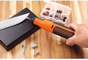 Багатофункціональний інструмент акумуляторний BLACK+DECKER BCRT8I №12