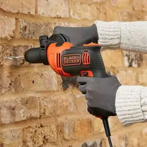 Дриль мережевий ударний BLACK+DECKER BEH550K №4