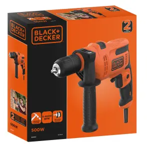 Дриль мережевий ударний BLACK+DECKER BEH200 №4