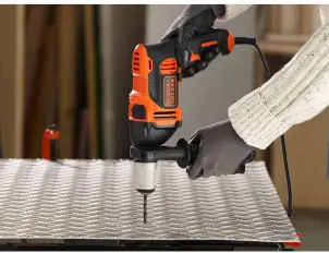 Дрель сетевая ударная BLACK+DECKER BEH850 №5