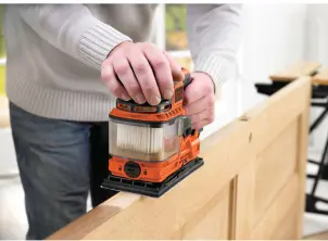 Шлифмашина вибрационная сетевая BLACK+DECKER KA330EKA №5