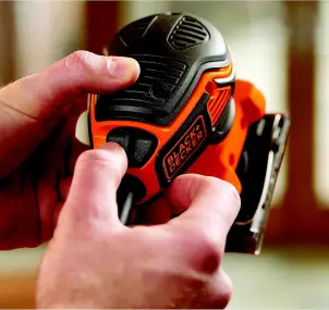 Шліфмашина вібраційна мережева BLACK+DECKER KA450 №4