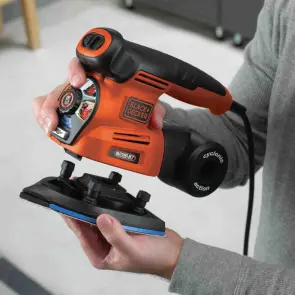 Шліфмашина ексцентрикова мережева BLACK+DECKER KA280K №7
