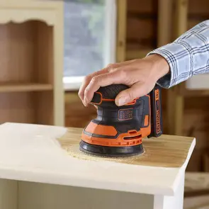 Шліфмашина ексцентрикова акумуляторна BLACK+DECKER BDCROS18 №4