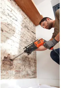 Перфоратор мережевий SDS-Plus BLACK+DECKER BEHS01K №9