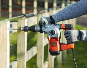 Сетевой перфоратор SDS-Plus BLACK+DECKER BEHS03K №7