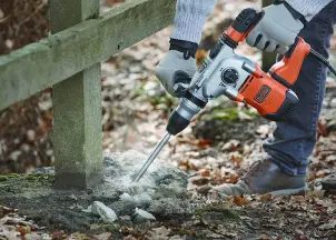 Сетевой перфоратор SDS-Plus BLACK+DECKER BEHS03K №9