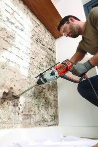 Перфоратор мережевий SDS-Plus BLACK+DECKER BEHS02K №7