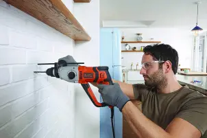 Перфоратор мережевий SDS-Plus BLACK+DECKER BEHS02K №10