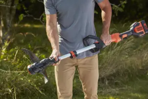 Триммер аккумуляторный бесщеточный BLACK+DECKER BCSTE636L1 №8