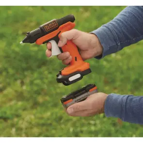 Пістолет клейовий акумуляторний BLACK+DECKER BDCGG12N №3