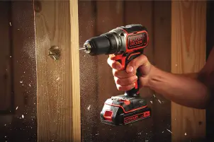 Дриль-шурупокрут акумуляторний безщітковий BLACK+DECKER BL186KB №4