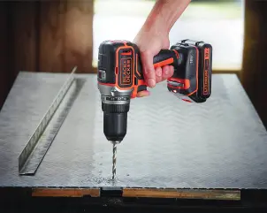 Дриль-шурупокрут акумуляторний безщітковий BLACK+DECKER BL186KB №7