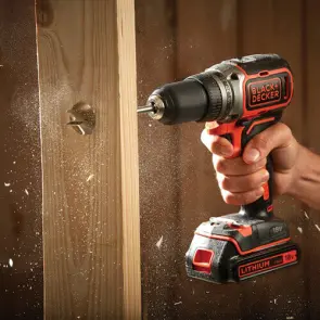Дриль-шурупокрут акумуляторний безщітковий BLACK+DECKER BL186KB №9