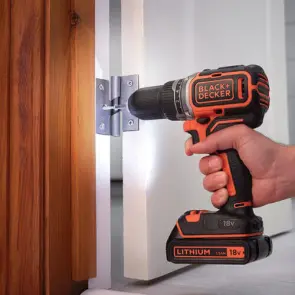 Дриль-шурупокрут акумуляторний безщітковий BLACK+DECKER BL186KB №10