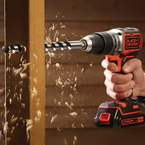 Дриль-шурупокрут акумуляторний безщітковий ударний BLACK+DECKER BL188KB №5