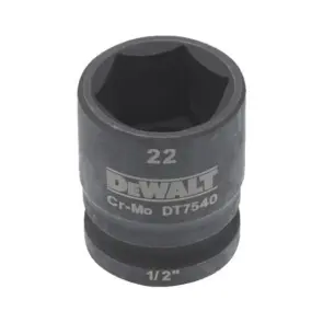Головка торцева ударна DeWALT IMPACT 1/2", 22 мм. №2