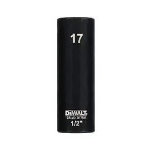 Головка торцева ударна DeWALT IMPACT 1/2", 17 мм. подовжена №2
