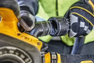 Штроборез аккумуляторный бесщеточный DeWALT, 54В XR FLEXVOLT Li--ion, диаметр диска 125х22.23 мм, вес 3.7 кг, без аккумулятора и ЗП, TSTAK №16