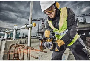 Шліфмашина кутова акумуляторна безщіткова DeWALT, 18 B XR Li-lon, d=125 мм, 9000 об/хв, вага 1.74 кг, без акумулятору та зарядного пристрою №14