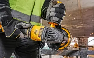 Шлифмашина угловая - болгарка аккумуляторная бесщёточная DeWALT DCG418T2 №10
