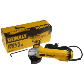 Шліфмашина кутова мережева DeWALT, 1400 Вт, d=125 мм, 11500 об/хв, вага 1.85 кг №6