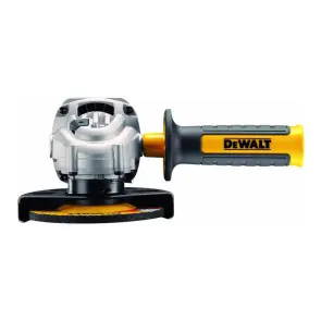 Шлифмашина угловая сетевая DeWALT, 1400 Вт, d = 125 мм, 11500 об / мин, вес 1.85 кг, чемодан №12