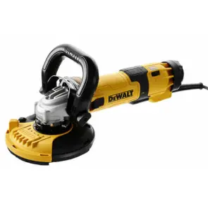 Шлифмашина угловая сетевая DeWALT, 1500 Вт, d = 125 мм, 2800-10000 об / мин, вес 2.5 кг, чемодан №9