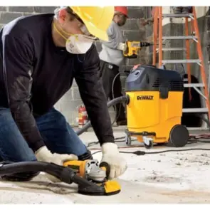 Шлифмашина угловая сетевая DeWALT, 1500 Вт, d = 125 мм, 2800-10000 об / мин, вес 2.5 кг, чемодан №14