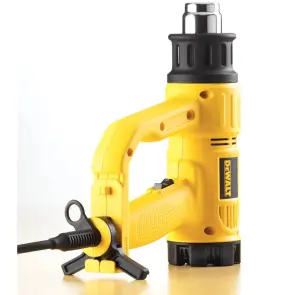 Пістолет гарячого повітря мережевий DeWALT, 1800 Вт, температура 50 - 600 °C, вага 0.65 кг №11