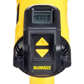 Пістолет гарячого повітря мережевий DeWALT, 2000 Вт, температура 50 - 600 °C, ЖКІ, вага 0.71 кг №13