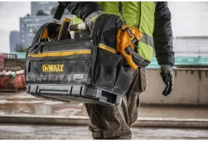 Сумка открытого типа DeWALT совместима с системой TSTAK, размеры 45x35x25 см №19