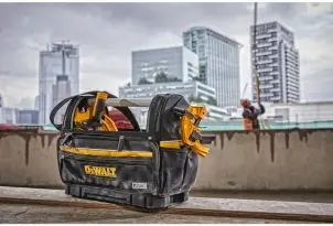 Сумка открытого типа DeWALT совместима с системой TSTAK, размеры 45x35x25 см №20