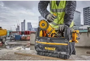 Сумка открытого типа DeWALT совместима с системой TSTAK, размеры 45x35x25 см №22
