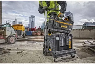 Сумка открытого типа DeWALT совместима с системой TSTAK, размеры 45x35x25 см №23