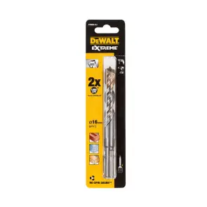 Свердло по бетону/цеглі/каменю DEWALT EXTREME, діаметр 16 мм, загальна довжина 150 мм, робоча довжина 100 мм, 1 шт №3