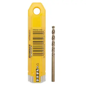 Сверло по металлу DeWALT EXTREME INDUSTRIAL COBALT HSS-CO, диаметр 5 мм, общая длина 86 мм, рабочая длина 46 мм, в упаковке 10 шт №3