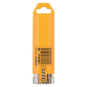 Свердло по металу DeWALT EXTREME INDUSTRIAL COBALT HSS-CO, діаметр 10.5 мм, загальна довжина 133 мм, робоча довжина 84 мм, в упаковці 5 шт №4
